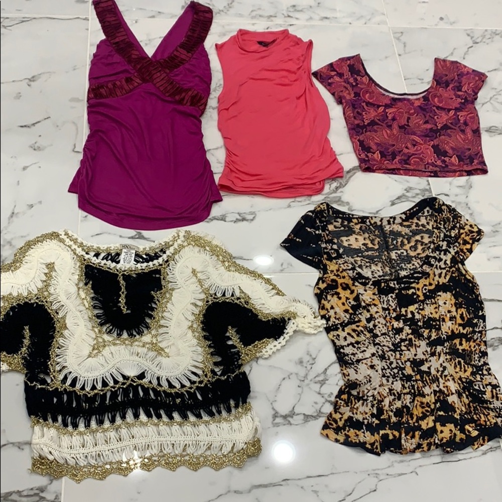 Lot of summer shirts XS